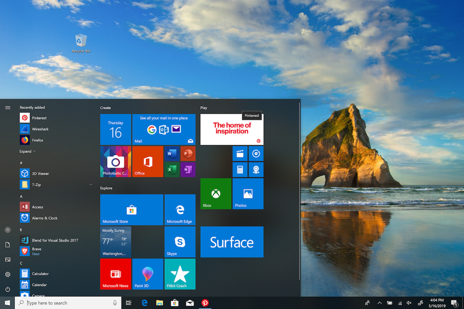  L’application Pinterest Windows disponible dans le Microsoft Store