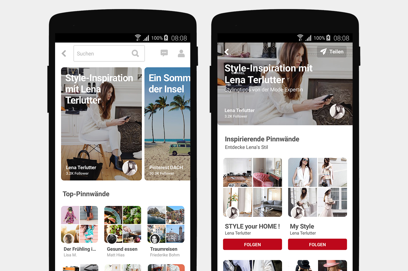 Neu! Featured Collections auf Pinterest