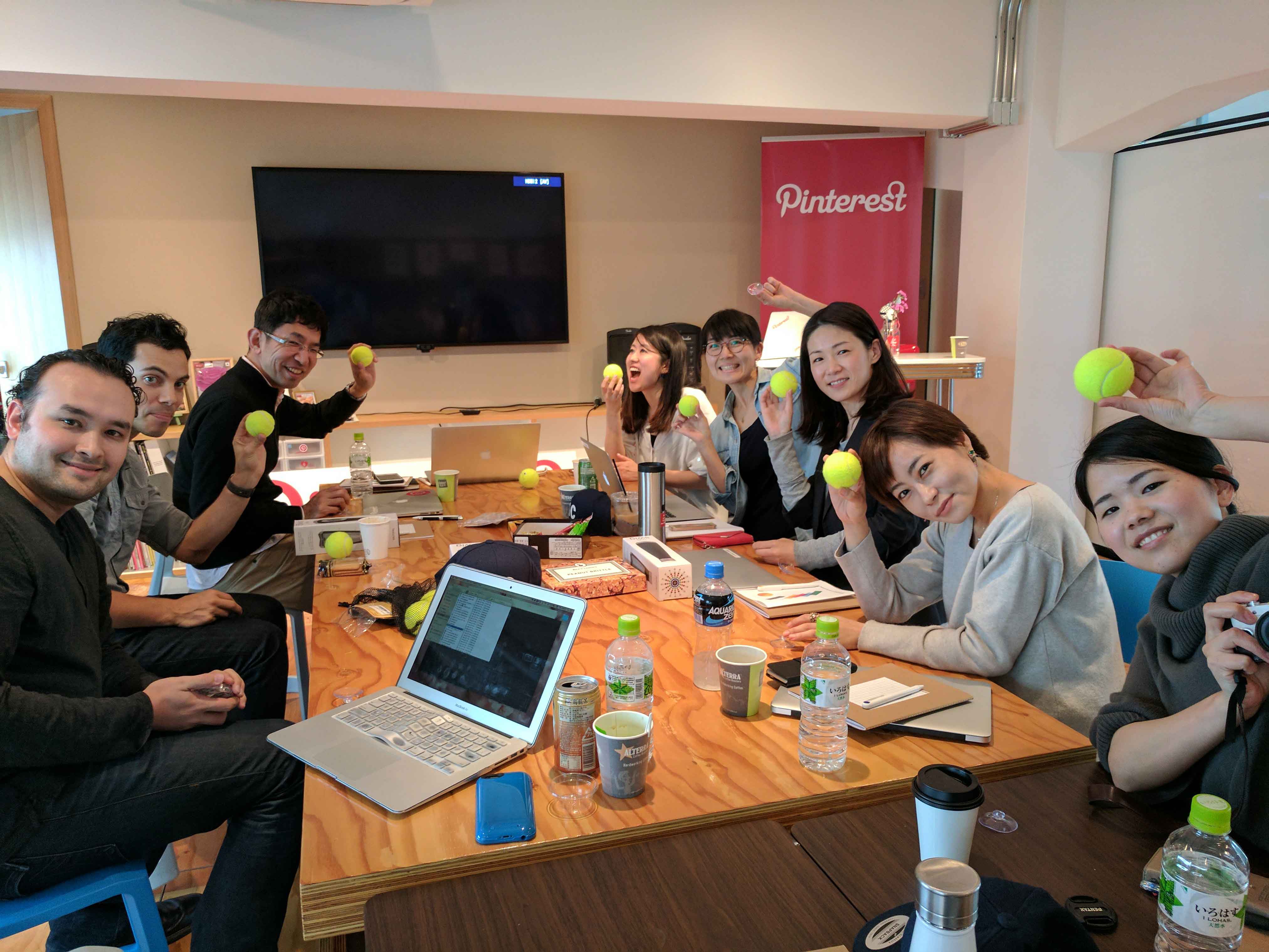 Japan Pinterest team hosts SF team members.