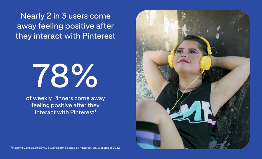 Pinterest research proves that positivity drives action at every stage of the shopping journey